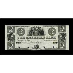 Providence, RI- The American Bank $2 G10 Durand 913 Pro 