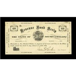 Charleston, SC- State of South Carolina Revenue Bond Sc 