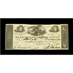 Nashville, TN- Bank of the United States $5 Aug. 9, 182 
