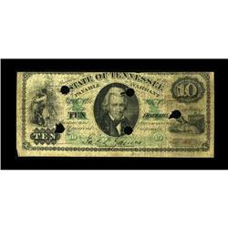 Nashville, TN- State of Tennessee $10 May 1, 1875 Cr. 8 