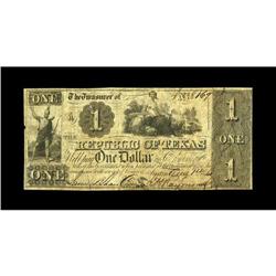 Austin, TX- Republic of Texas $1 Aug. 1, 1841 Criswell 