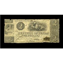 Austin, TX- Republic of Texas $2 July 9, 1840 Criswell 