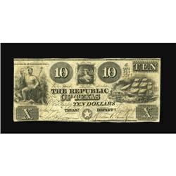 Austin, TX- Republic of Texas $10 Jan. 27, 1840 Criswel 
