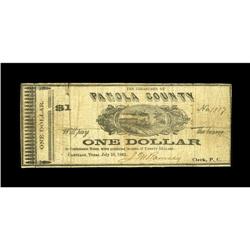 Carthage, TX- Panola County $1 July 28, 2862 Medlar 3A 