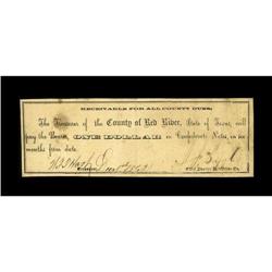 Clarksville, TX- Red River County $1 Dec. 1, 1862 Medla 