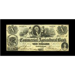 Galveston, TX- Commercial & Agricultural Bank $10 Jan. 