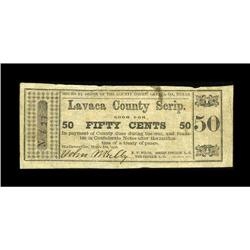 Halletsville, TX- Lavaca County 50¢ Nov. 18, 1862 Medla 
