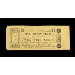 Henderson, TX- Rusk County 25¢ July 23, 1863 Medlar 3A 
