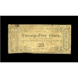 Houston, TX- W.H. Eliot 25¢ June 1, 1863 Medlar 114Mr. 