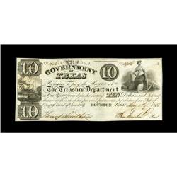 Houston, TX- Government of Texas $10 May 1, 1838 Cr. H1 