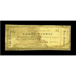 Paris, TX- Lamar County $2 Oct. 8, 1862 Medlar 7A rare 