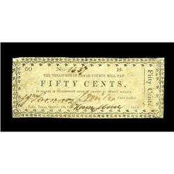 Paris, TX- Lamar County 50¢ oCT. 6, 1863 Medlar 11An ex 