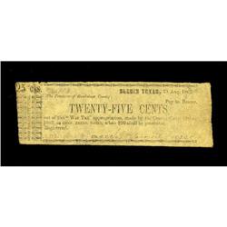 Seguin, TX- Guadalupe County 25¢ Aug. 20, 1862 Medlar 2 