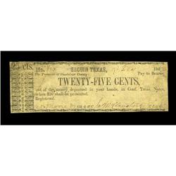 Seguin, TX- Guadalupe County 25¢ Dec. 9, 1862 Medlar 11 