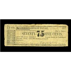 Seguin, TX- Guadalupe County 75¢ May 7, 1863 Medlar 16A 