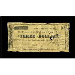 Weatherford, TX- Parker County $3 Oct. 6, 1862 Medlar 3 