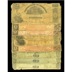Richmond, VA- Corporation of Richmond 50¢ (3); $1 (2); 