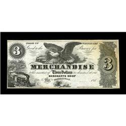 Manitowoc, WI-Unidentified Issuer $3A scarce piece of c 