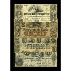 Martinsburgh, NY- Lewis County Bank $3 Jan. 1, 1854 G34 