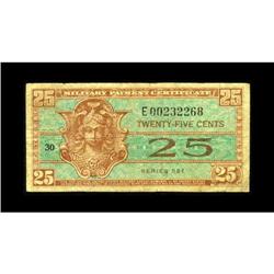 Series 521 25¢ Replacement Very Good-Fine. This recentl 