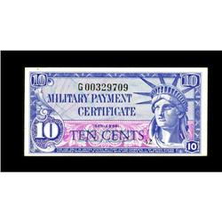 Series 591 10¢ Replacement Extremely Fine. Only eight s 