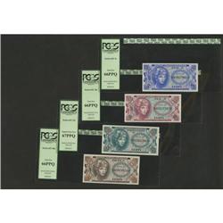 Series 651 5¢ PCGS Gem New 66PPQ, 10¢ PCGS Gem New 66PP 