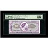 Image 1 : Series 651 $10 PMG Gem Uncirculated 66. This Replacemen 