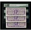 Image 2 : Series 651 $10 Three Consecutive Examples PMG Gem Uncir 