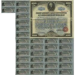 First Liberty Loan Converted 4 1/4% Gold Bond of 1932-1 