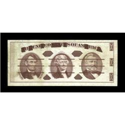 Giori Test Note Jefferson Head at Center Fine-Very Fine 