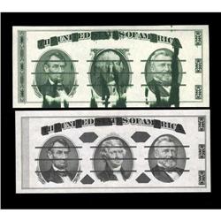 Giori Test Note Washington Head at Center Face Gem CUGi 