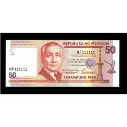 Philippines Central Bank 2004 50 Piso Pick 194aHere is 
