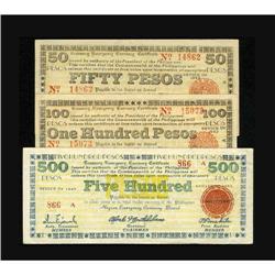 Philippines 1943 Treasury Emergency Currency Certificat 