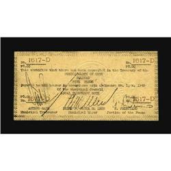 Philippines Municipality of Cuyo Palawan 1942 5 Pesos U 