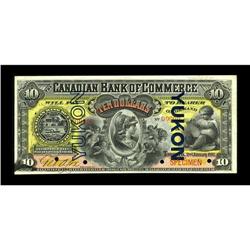 Toronto, ON- Canadian Bank of Commerce $10 Jan. 2, 1892 