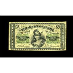 DC-1a 25¢ 1870 Fine. 