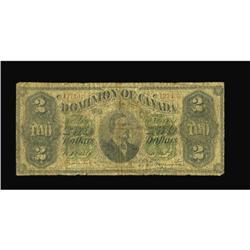 DC-9b $2 1878This is a rare note in any grade, and unpr 