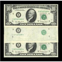 Fr. 2024-E $10 1977A Federal Reserve Notes. Choice Cris 