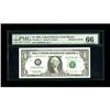 Image 1 : Fr. 1921-A* $1 1995 Federal Reserve Note. PMG Gem Uncir 
