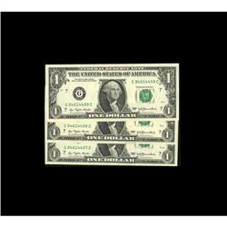 Fr. 1909-G $1 1977 Federal Reserve Notes. Gem Crisp Unc 