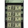 Image 1 : Fr. 2175-G $100 1996 Federal Reserve Notes. Four Exampl 