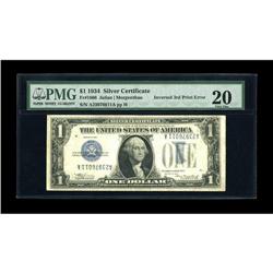 Fr. 1606 $1 1934 Silver Certificate. PMG Very Fine 20.T 