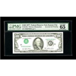 Fr. 2168-J $100 1977 Federal Reserve Note. PMG Gem Unci 