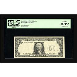 Fr. 1910-B $1 1977A Federal Reserve Note. PCGS Gem New 