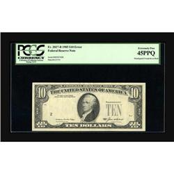 Fr. 2027-B $10 1985 Federal Reserve Note. PCGS Extremel 