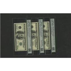 Fr. 2175-D $100 1996 Federal Reserve Notes. PMG Gem Unc 
