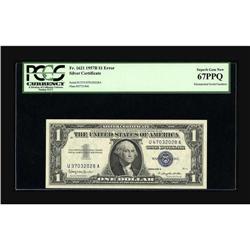 Fr. 1621 $1 1957B Silver Certificate. PCGS Superb Gem N 
