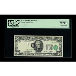 Fr. 2070-E $20 1969C Federal Reserve Note. PCGS Choice 