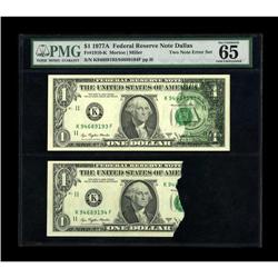 Fr. 1910-K $1 1977A Federal Reserve Note. PMG Gem Uncir 