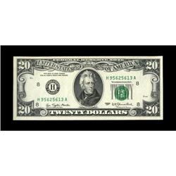 Fr. 2072-H $20 1977 Federal Reserve Note. Gem Crisp Unc 